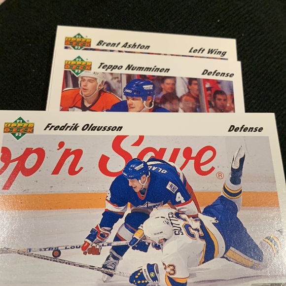 Winnipeg jets 1991 -92 upper deck hockey team. New pkg  20 cards. - Picture 6 of 6
